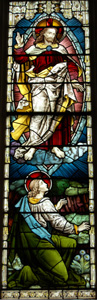 Christ in Majesty in the east window August 2010
